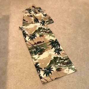 Top and long skirt for beach